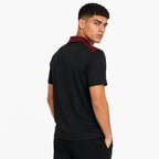 Madrid Legacy Contrast Polo Tee -  Black