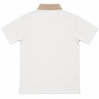 Madrid Legacy Contrast Polo Tee -  Cream