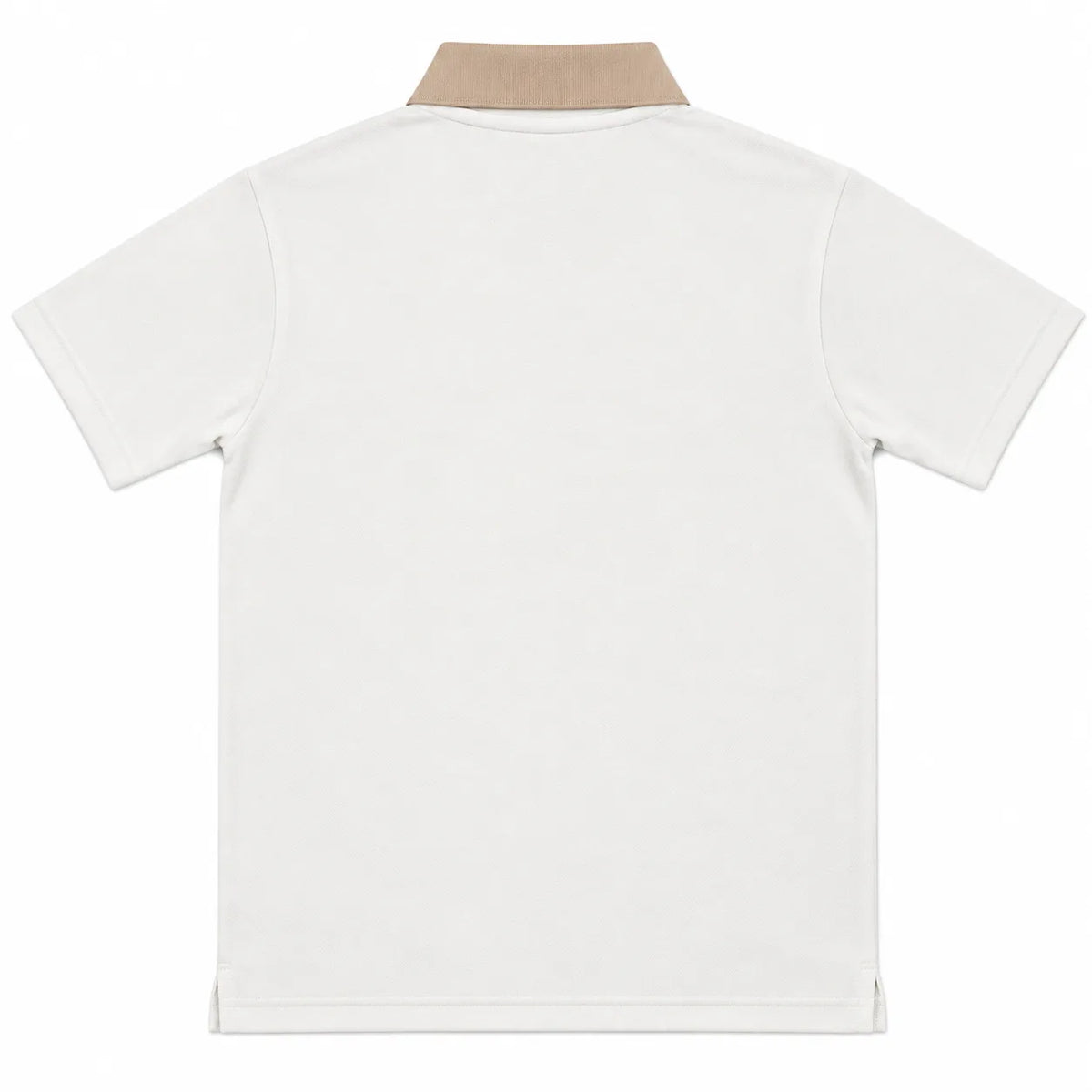 Madrid Legacy Contrast Polo Tee -  Cream