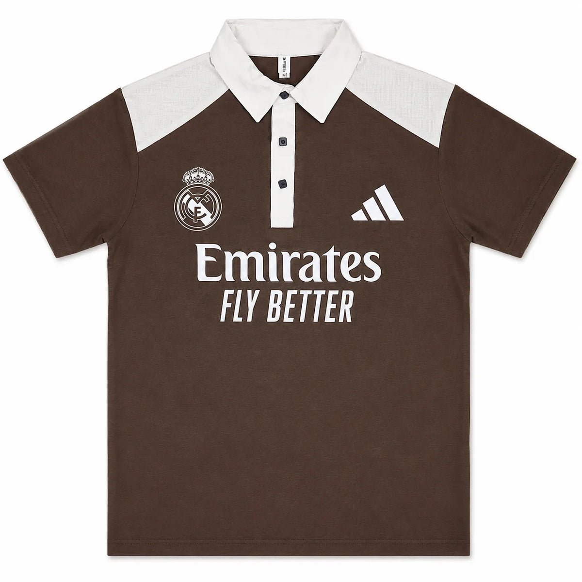 Madrid Legacy Contrast Polo Tee -  Brown
