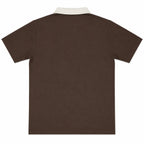Madrid Legacy Contrast Polo Tee -  Brown