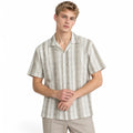 Sandstone Beige Heritage Cuban Shirt | Boxy Fit