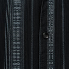 Sandstone Black Heritage Cuban Shirt | Boxy Fit