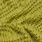 Greening Textured Open-Collar Full-Sleeve Polo Tee | Relaxed Fit
