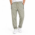 Unisex Lightweight Straight-Leg Track Pants – Sage Grey