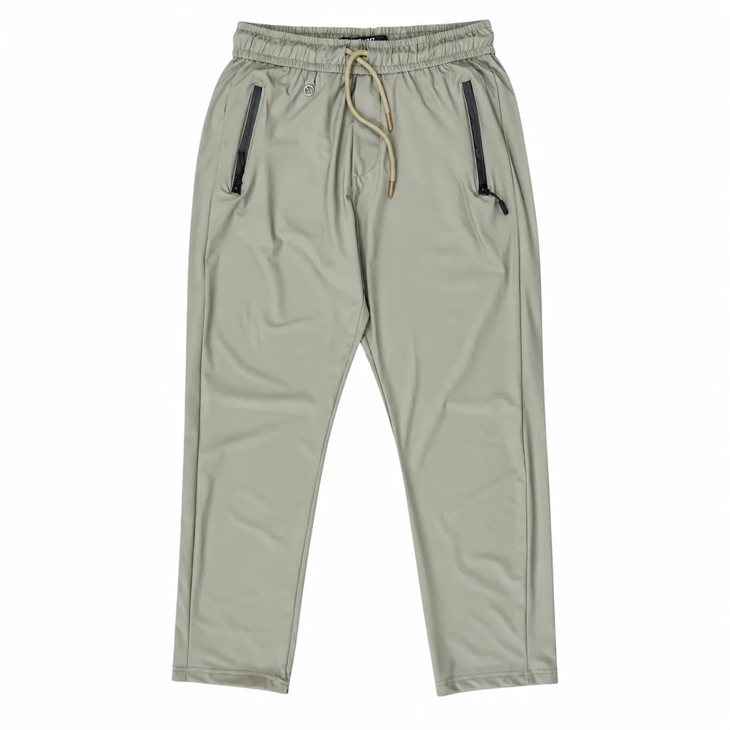 Unisex Lightweight Straight-Leg Track Pants – Sage Grey