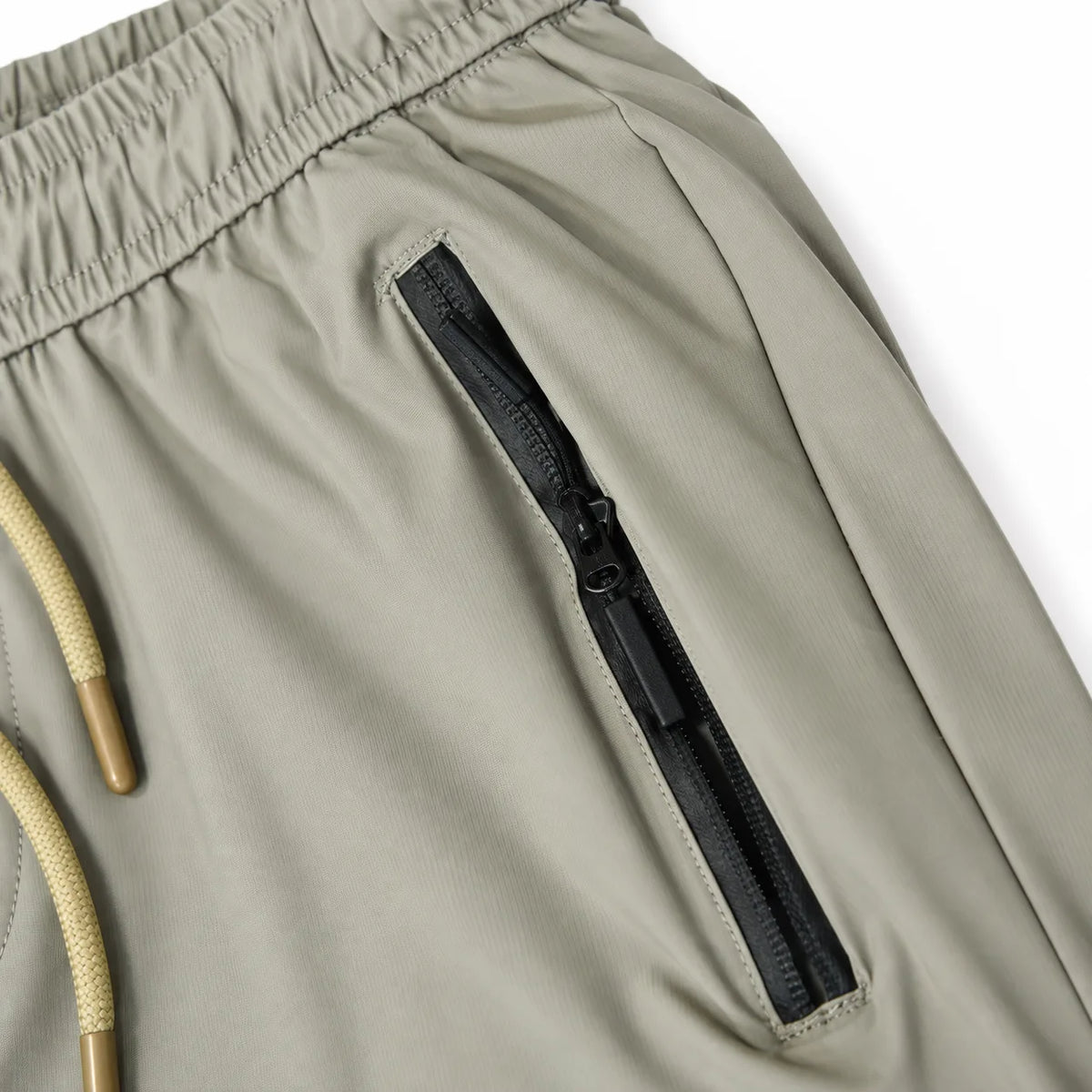 Unisex Lightweight Straight-Leg Track Pants – Sage Grey