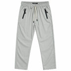 Unisex Lightweight Straight-Leg Track Pants – Light Grey