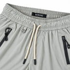 Unisex Lightweight Straight-Leg Track Pants – Light Grey