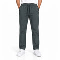 Unisex Lightweight Straight-Leg Track Pants – Charcoal Grey