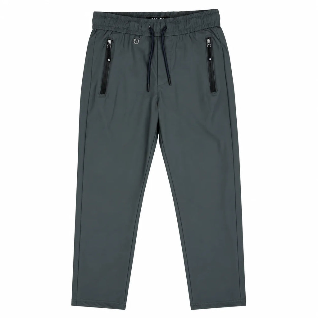 Unisex Lightweight Straight-Leg Track Pants – Charcoal Grey