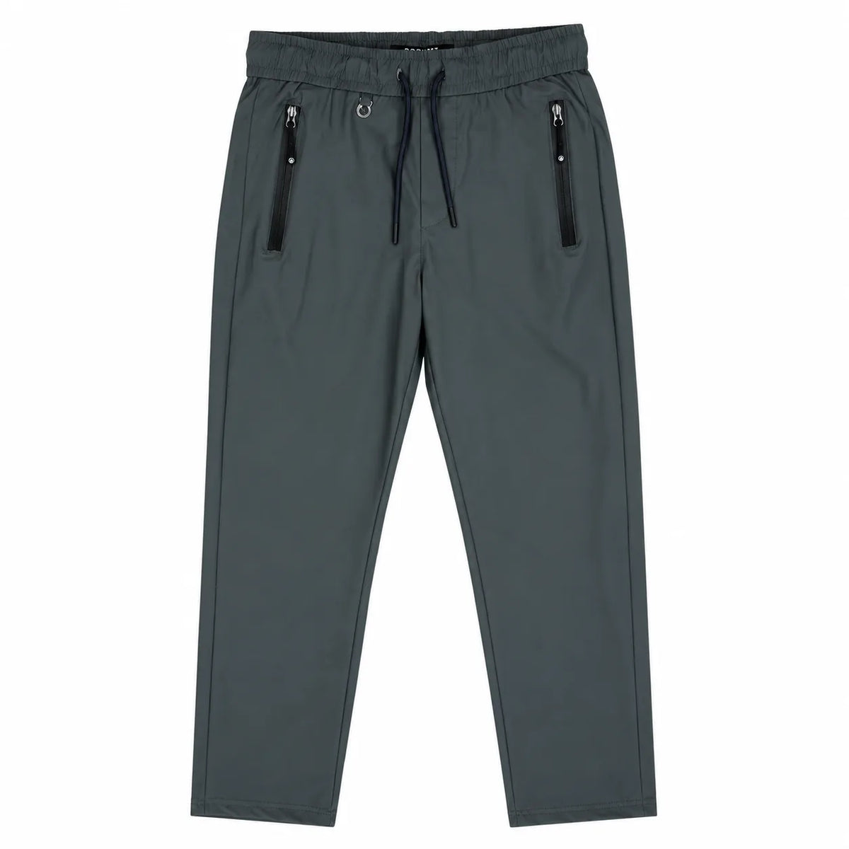 Unisex Lightweight Straight-Leg Track Pants – Charcoal Grey