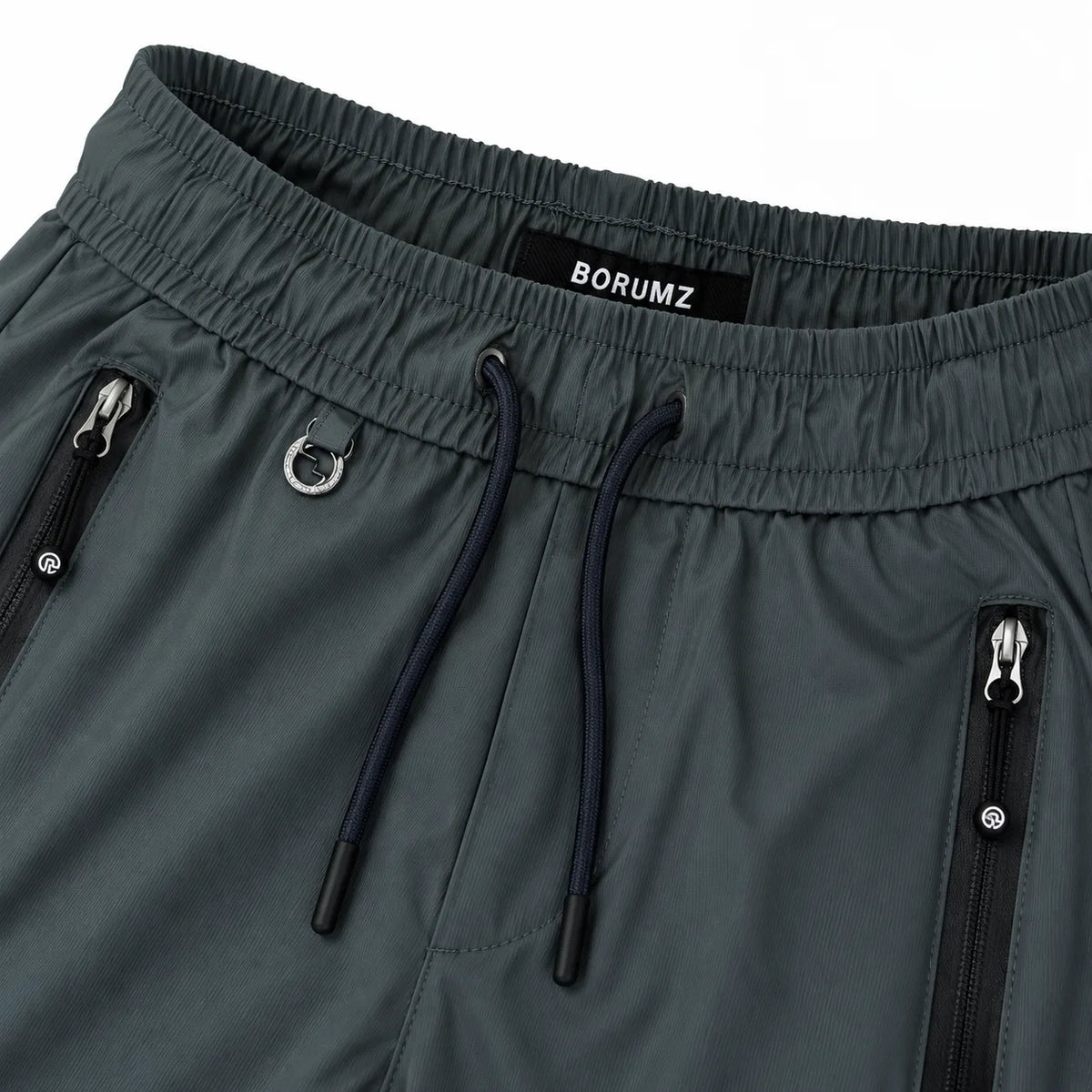 Unisex Lightweight Straight-Leg Track Pants – Charcoal Grey