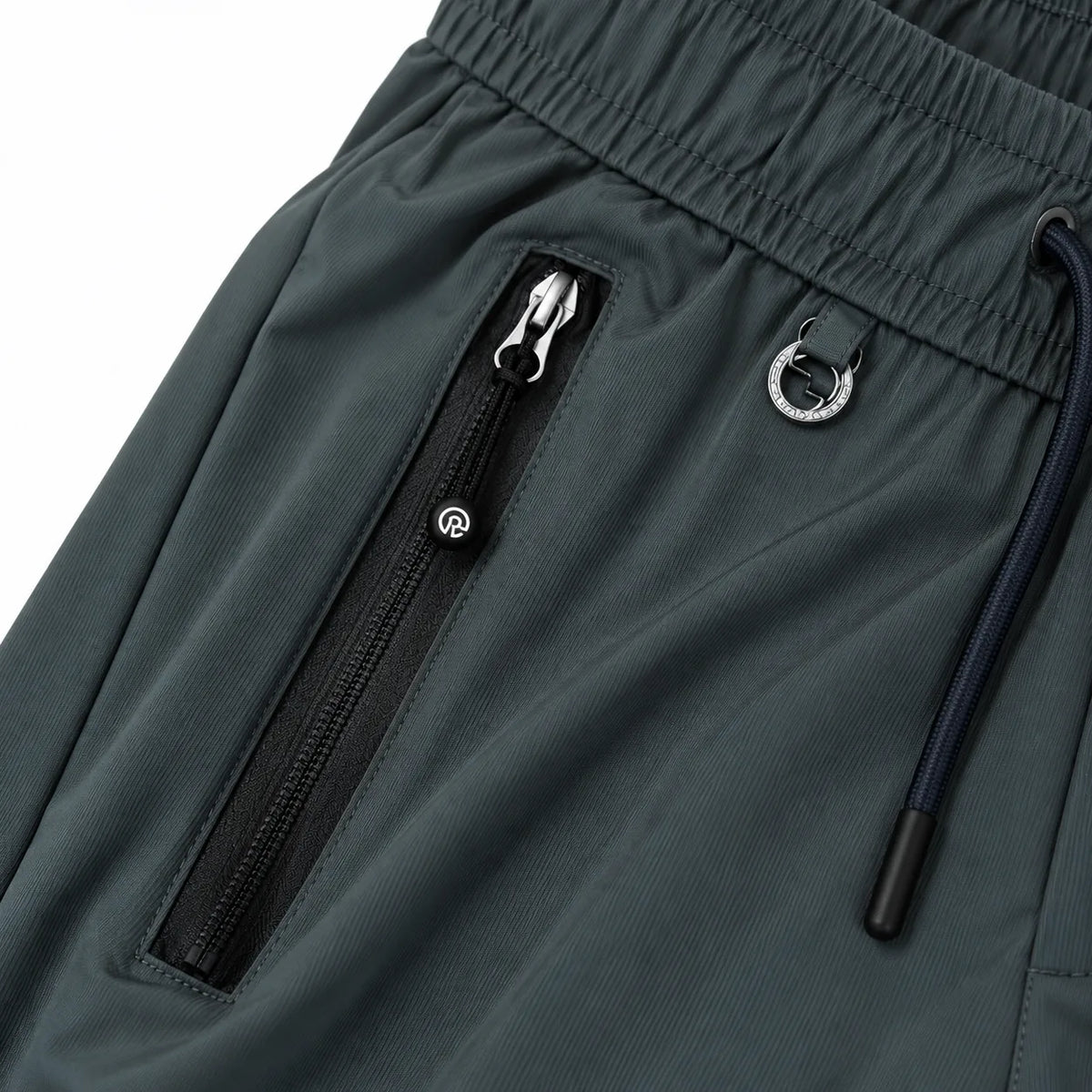Unisex Lightweight Straight-Leg Track Pants – Charcoal Grey