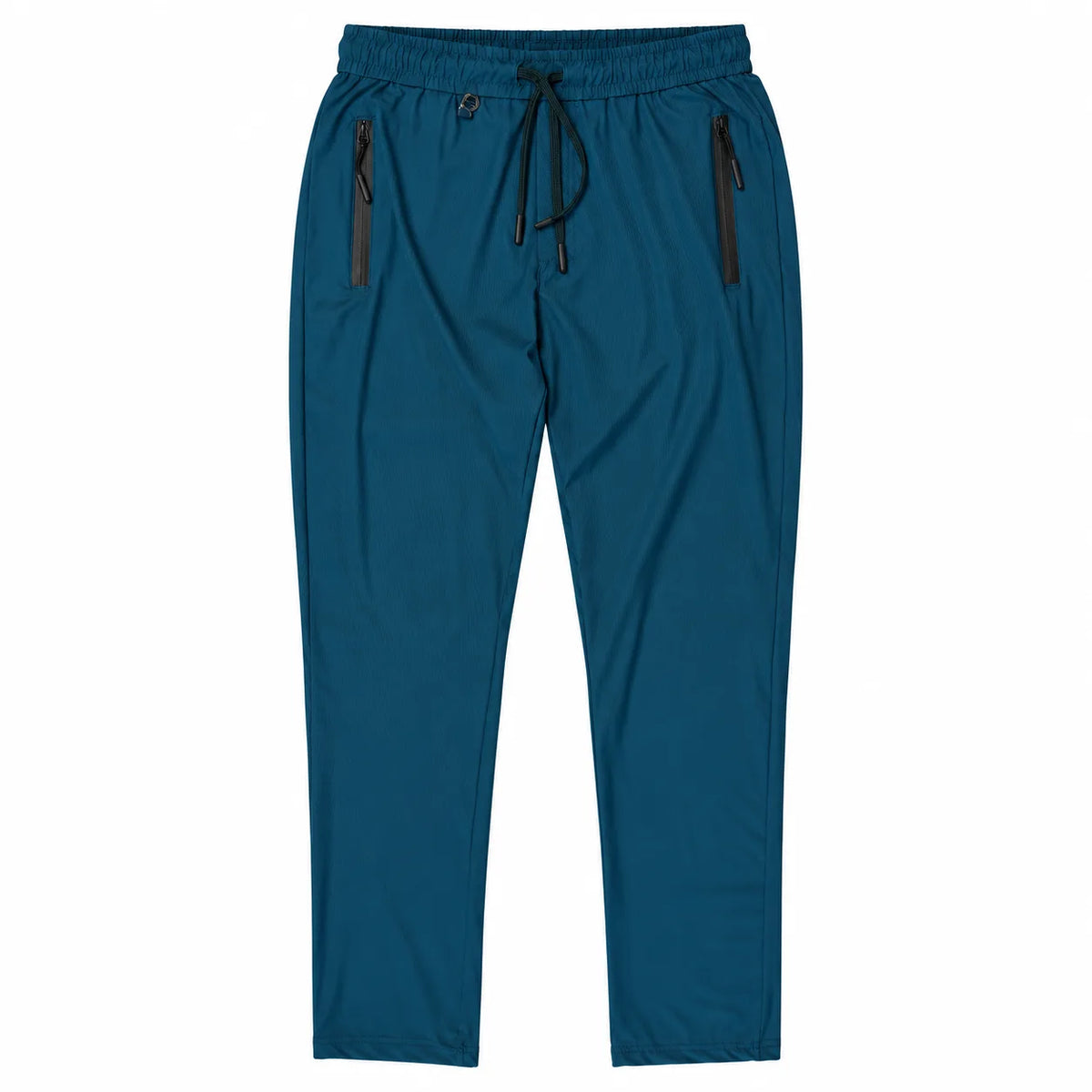 Unisex Lightweight Straight-Leg Track Pants – Petrol Blue