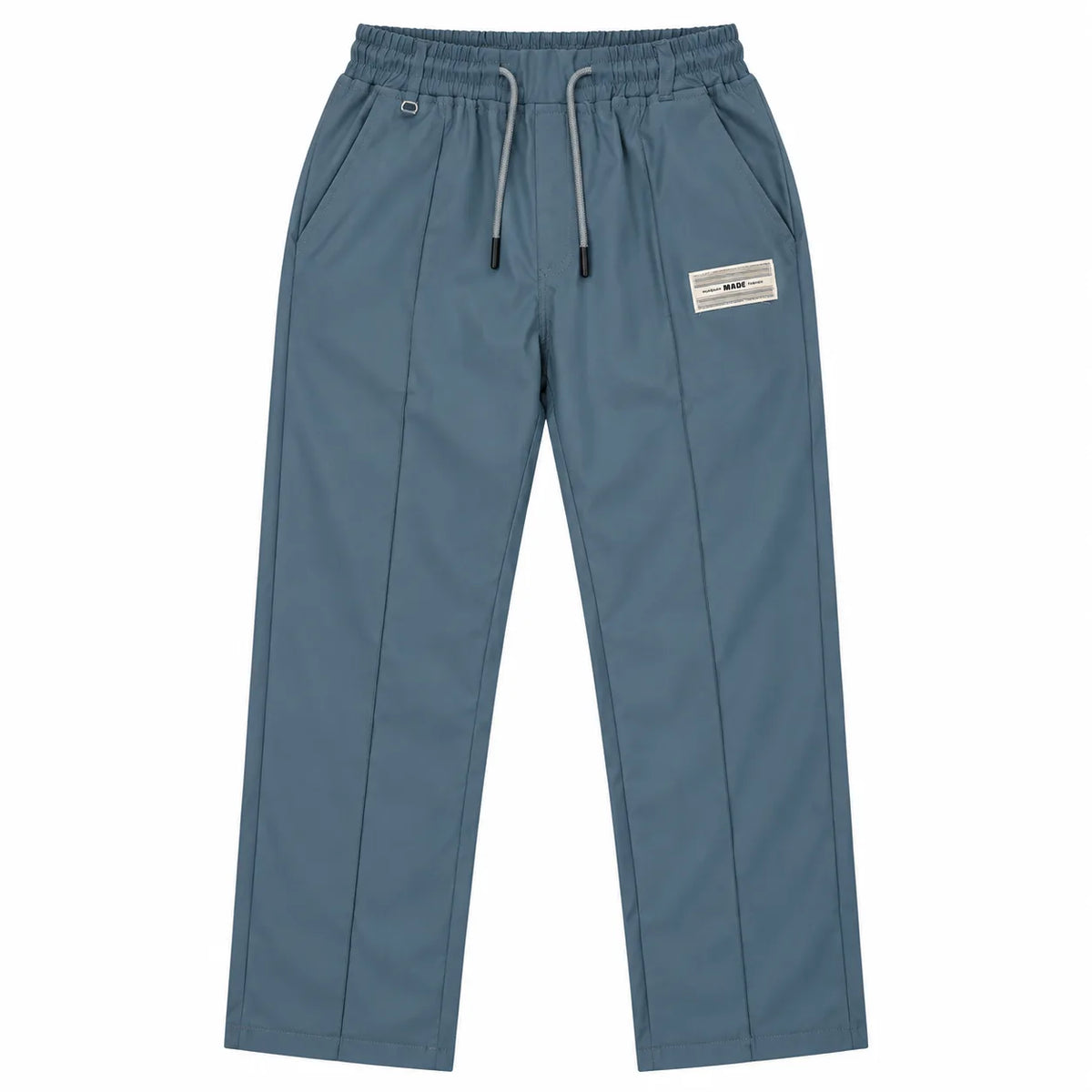 Men’s Relaxed Straight-Leg Track Pants – Slate Blue