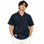Washed Black Textured Polo Shirt - Polo