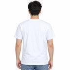 Regular Fit Abstract Typography Graphic T-Shirt _ White