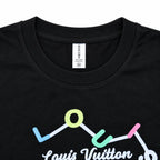 Regular Fit Abstract Typography Graphic T-Shirt _ Black
