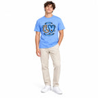Love Smile Graphic T-Shirt - Sky Blue