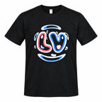 Love Smile Graphic T-Shirt - Black
