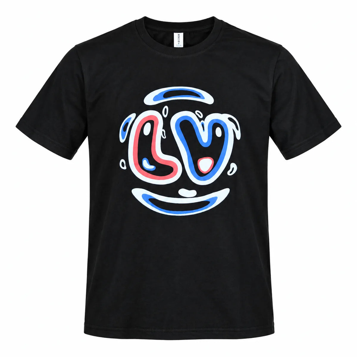 Love Smile Graphic T-Shirt - Black