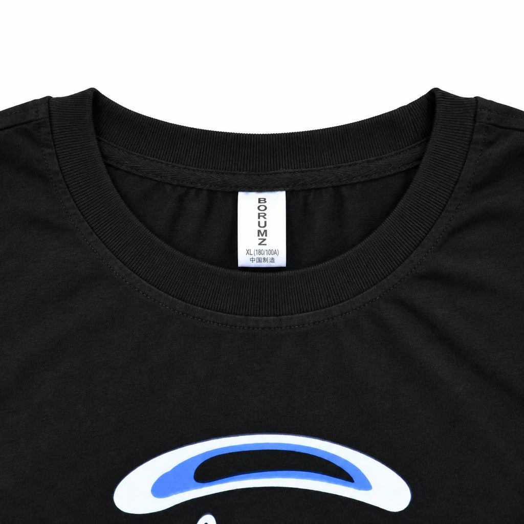 Love Smile Graphic T-Shirt - Black