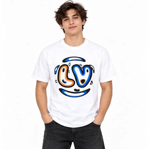 Love Smile Graphic T-Shirt - White