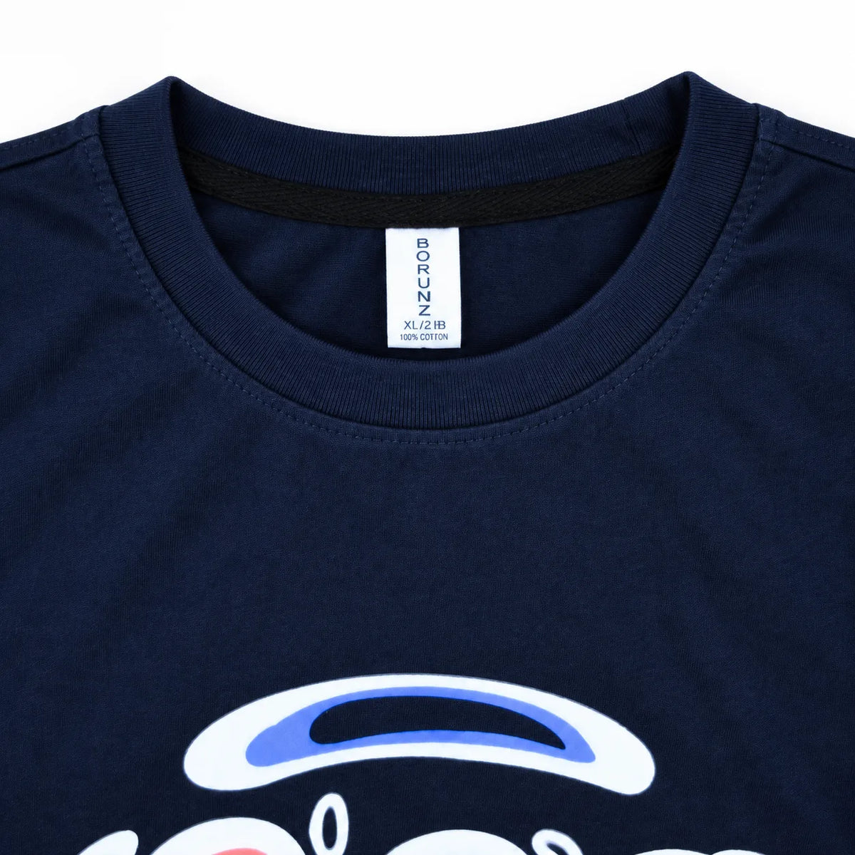 Love Smile Graphic T-Shirt - Dark Blue