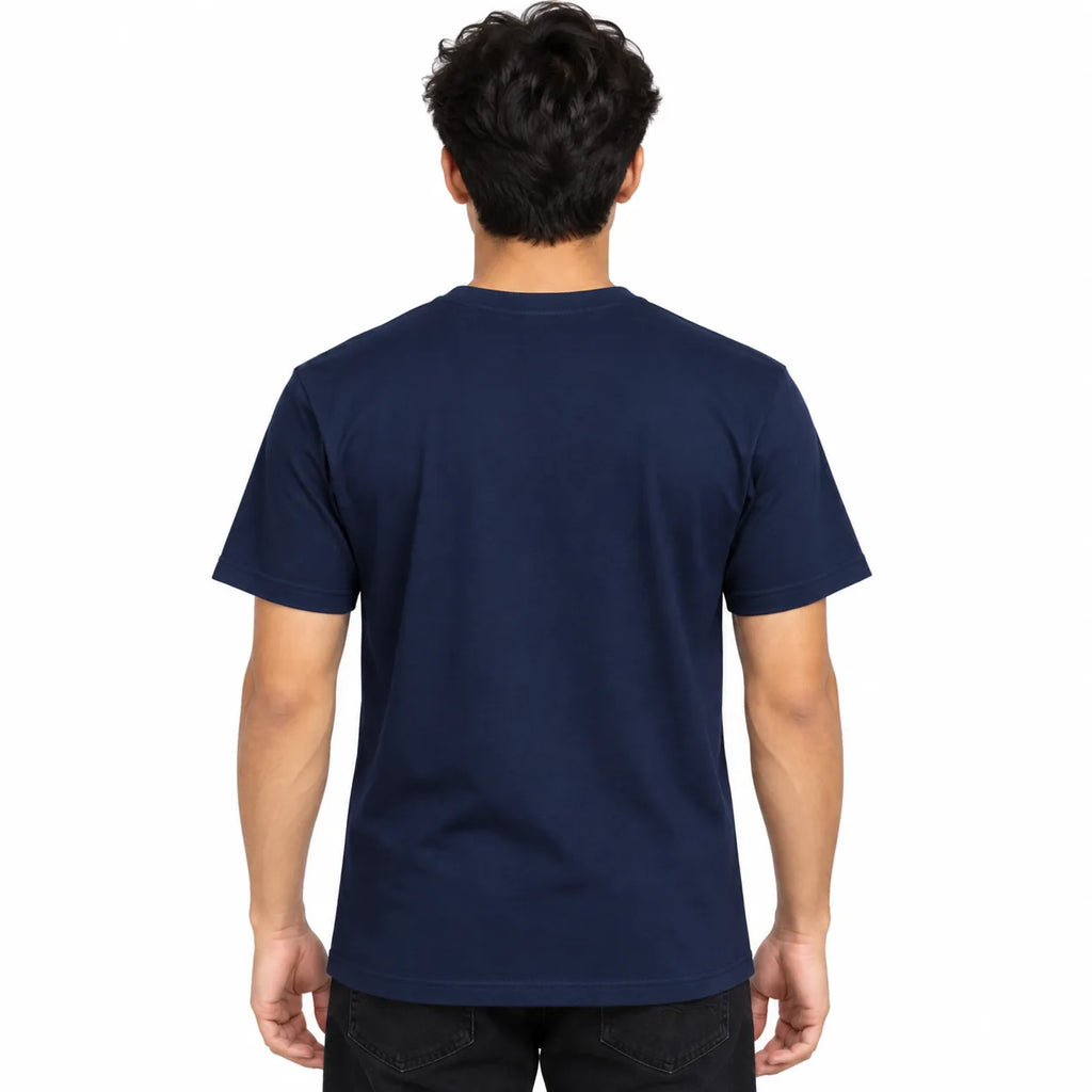 Love Smile Graphic T-Shirt - Dark Blue