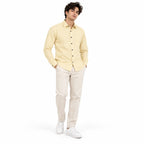 Butter yellow Regular Fit Semi-Formal Shirt