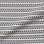 Black & Brown Striped Zip Polo Shirt | Knit Polo