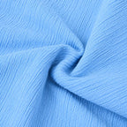Sky Blue Textured Semi-Formal Shirt | Boxy fit | Unisex