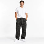 Chocolate Brown Full Baggy Cargo Trousers