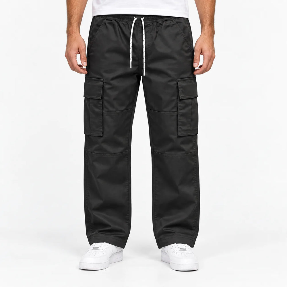 Chocolate Brown Full Baggy Cargo Trousers