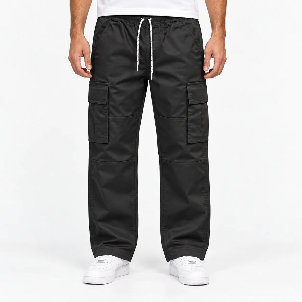 Chocolate Brown Full Baggy Cargo Trousers