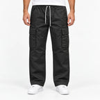 Chocolate Brown Full Baggy Cargo Trousers