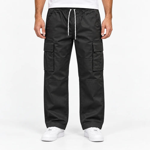 Chocolate Brown Full Baggy Cargo Trousers