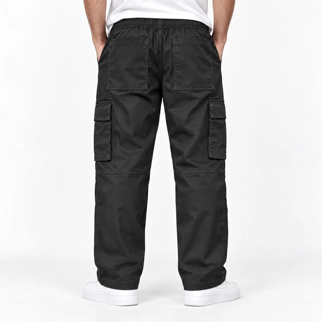Chocolate Brown Full Baggy Cargo Trousers