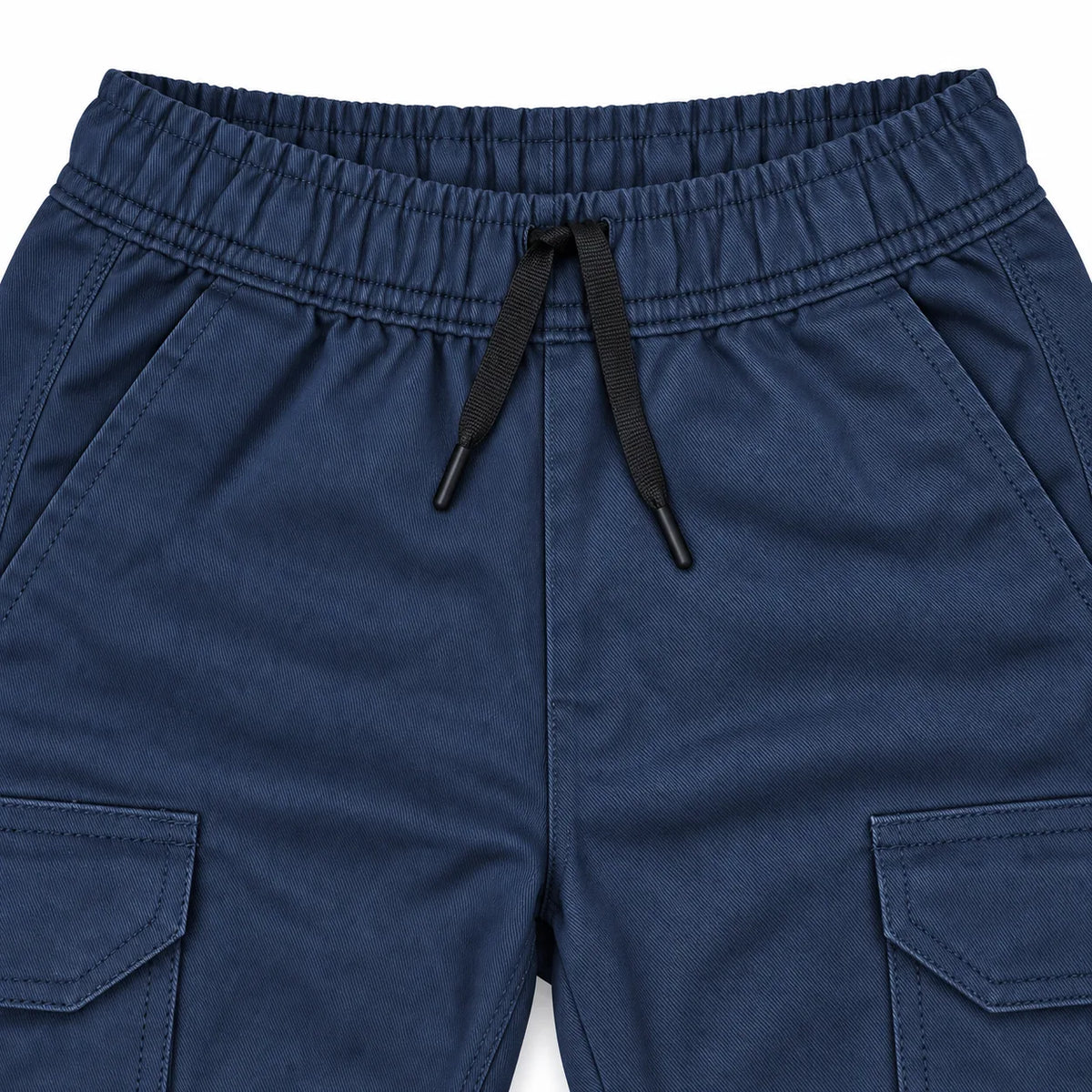 Dark Navy Rib Six pocket jogger | Relaxed Fit Casual Pants