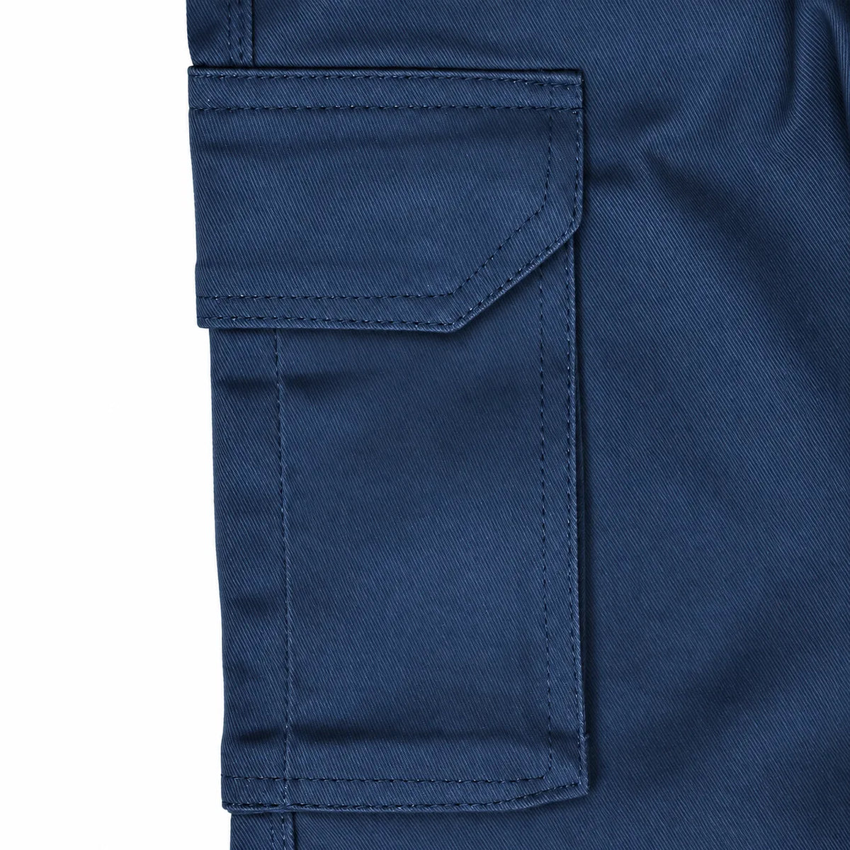 Dark Navy Rib Six pocket jogger | Relaxed Fit Casual Pants