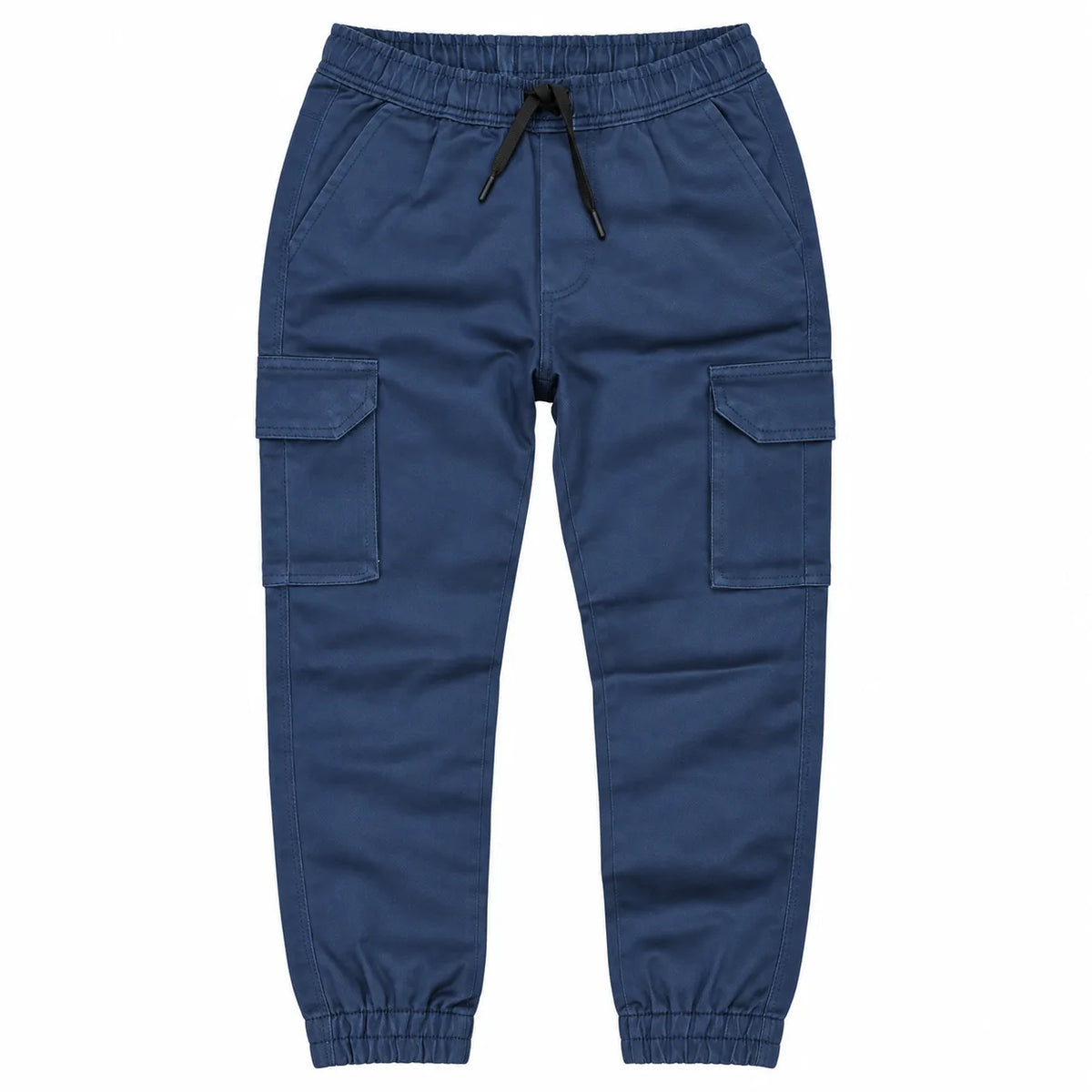 Dark Navy Rib Six pocket jogger | Relaxed Fit Casual Pants