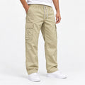 Camel Full Baggy Cargo Trousers