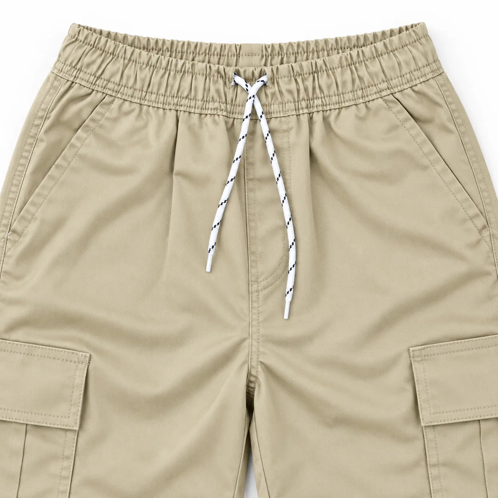 Camel Full Baggy Cargo Trousers