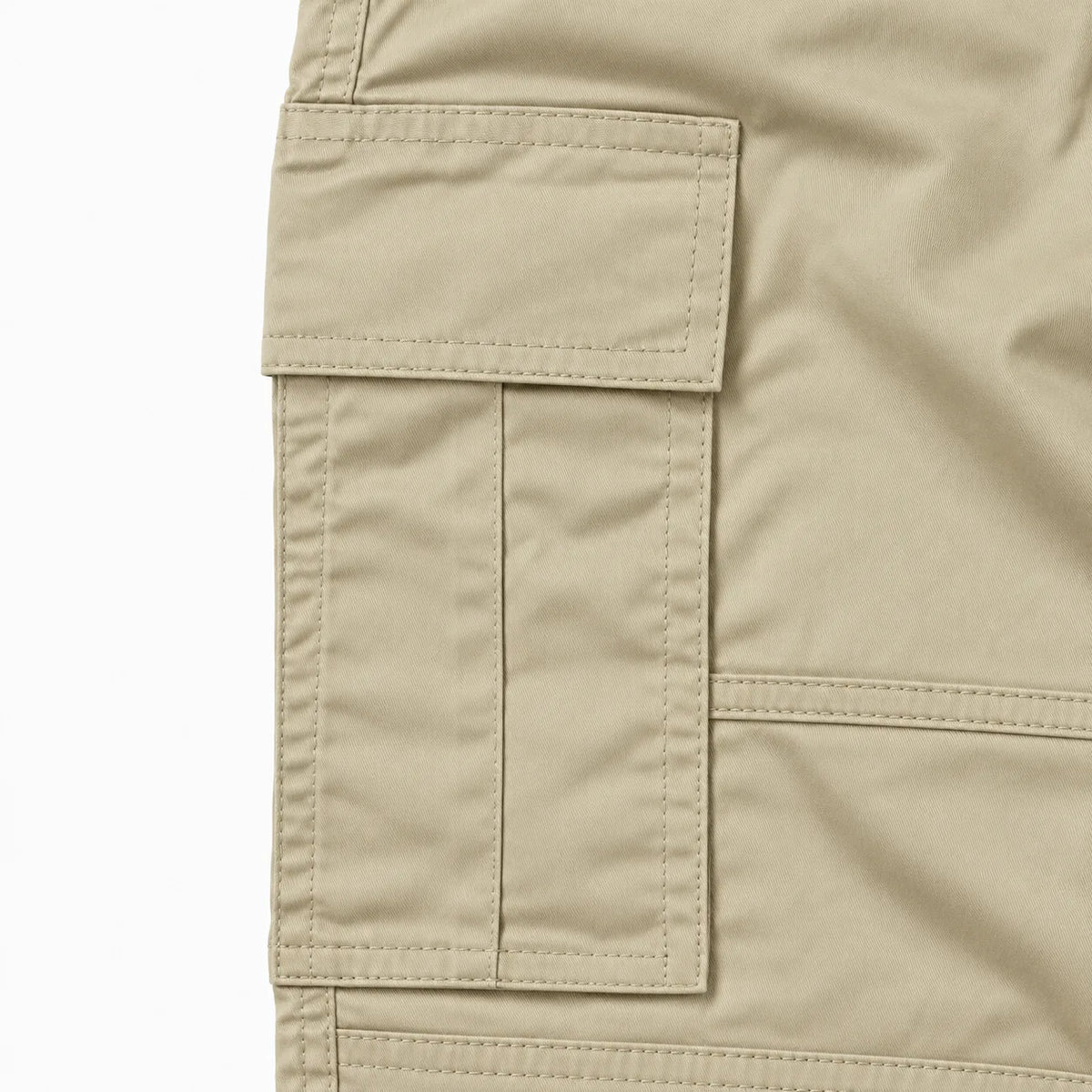 Camel Full Baggy Cargo Trousers