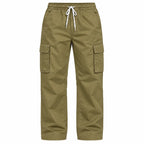 Camel Brown Full Baggy Cargo Trousers