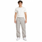 ASH GREY Full Baggy Cargo Trousers