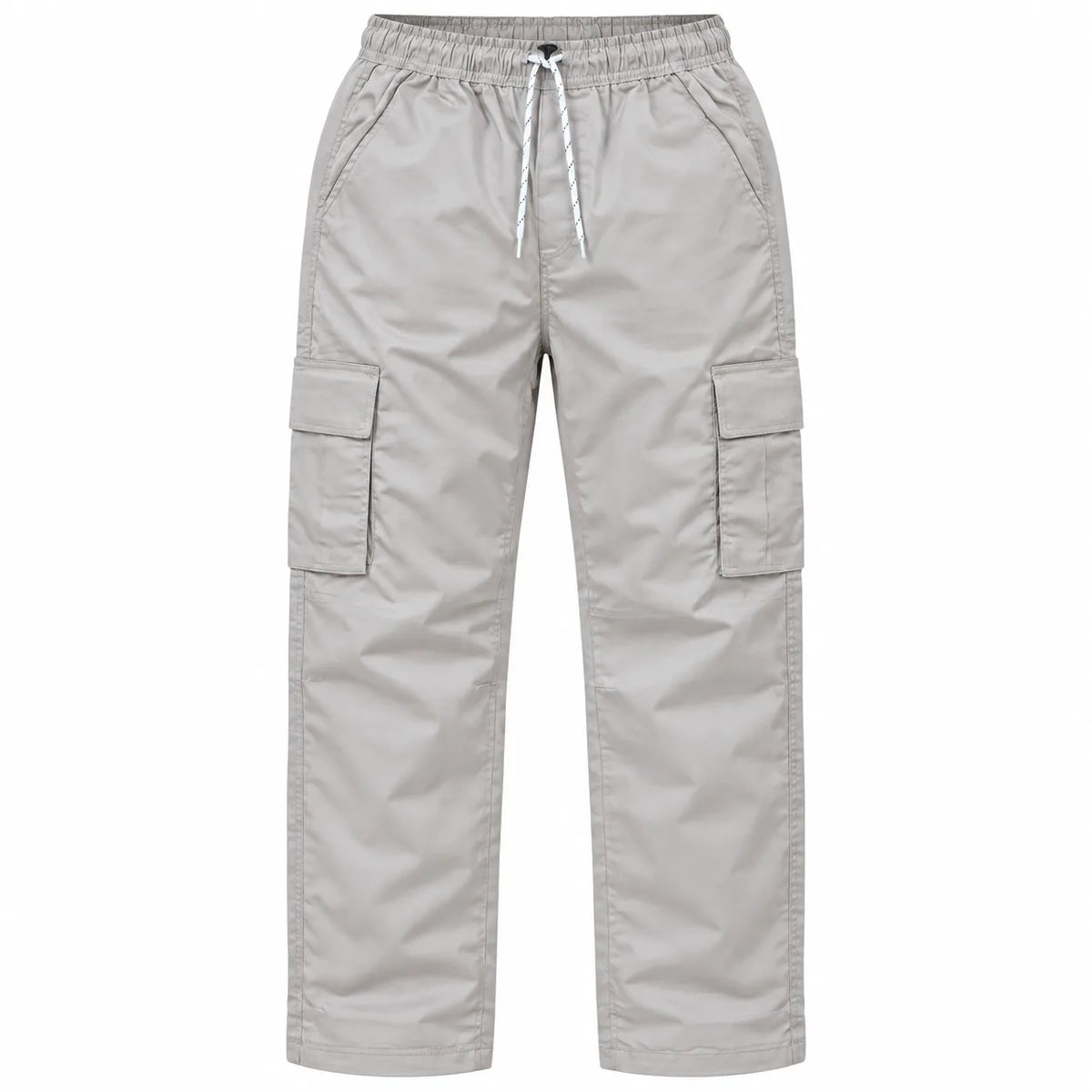 ASH GREY Full Baggy Cargo Trousers
