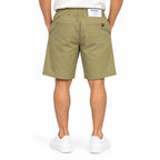 Cotton Twill Drawstring Shorts - Khaki