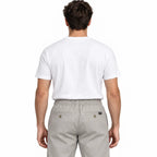 Light Stone Drawstring Cotton Trousers - Pants - Semi-Baggy